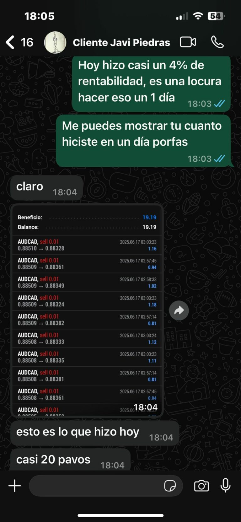 ✓ Cliente verificado | 10 meses activo
Perfil: Conservador
"Ya recomendé a 2 amigos cercanos"